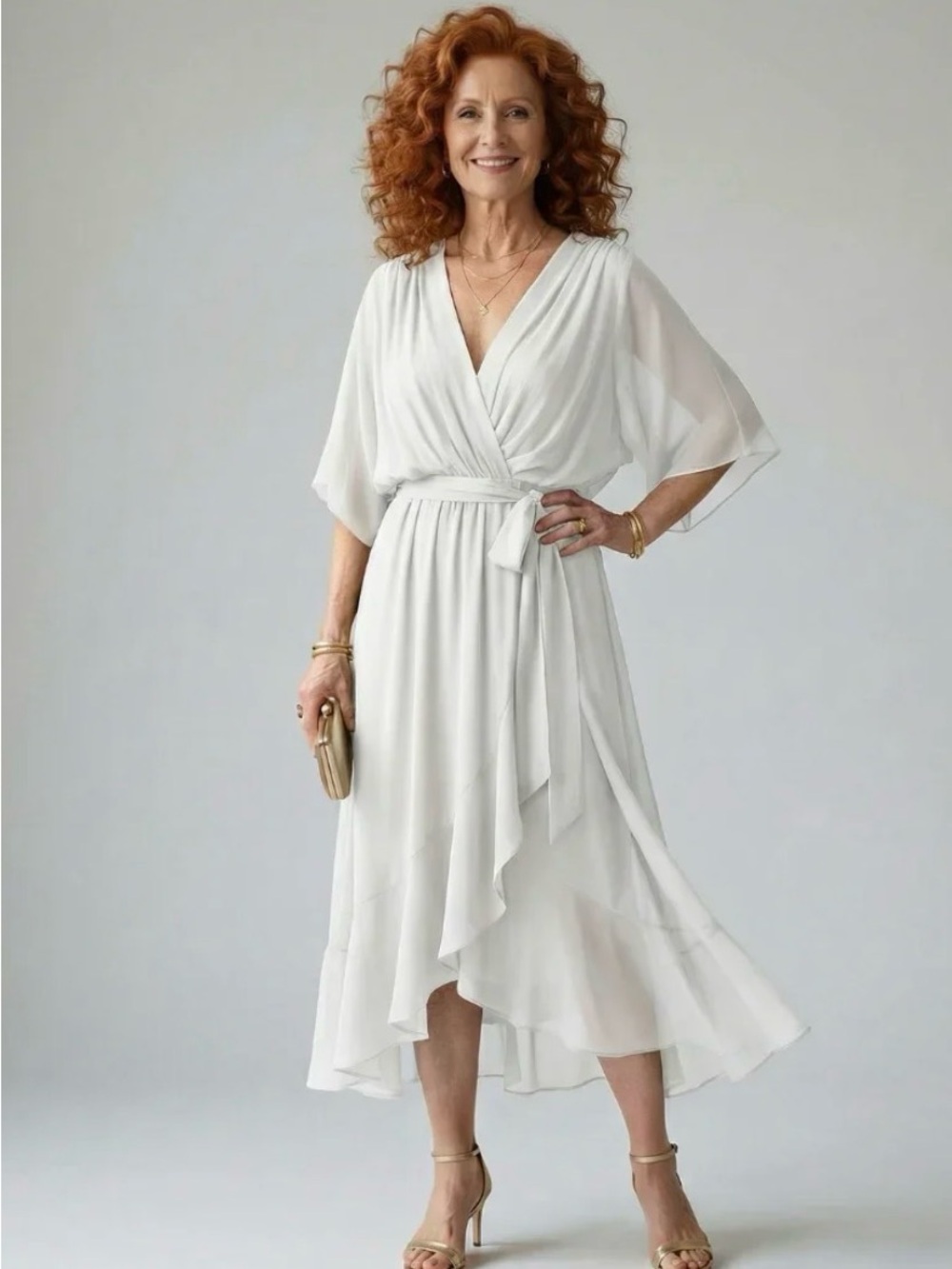 NWT Light Drape Midi Wrap